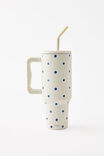 The Traveller Metal Tumbler, BLUEBERRY POLKA - alternate image 2