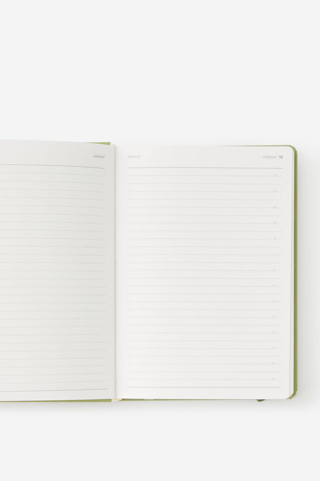 2026 B6 Daily Hard Metro Diary, Little Treats Bay Leaf