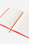 Personalised A5 Hard Lined Notetaker Notebook, LAVA RED - example image 3