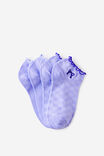 BOW WITH MICRO HEARTS LILAC AND WHITE (S/M)