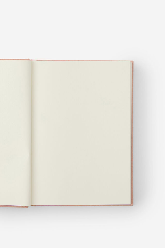 Loft A5 Plain Notebook, Pink Clay Pansy