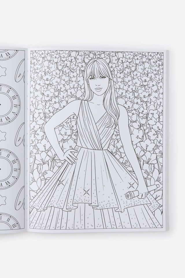 Colour In Taylor Colouring Book, ASSORTED
