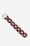 Webbing Wristlet, ESPRESSO POLKA - example image 1