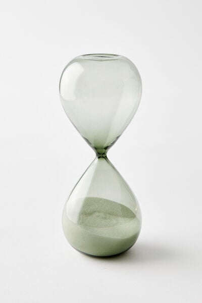 30 Minute Hour Glass, TYPO GREEN