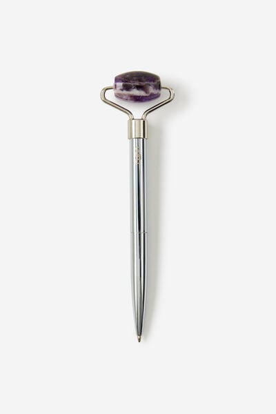 Roller Ballpoint Pen, AMETHYST