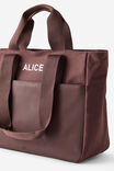 Personalised Essential Tote Bag, ESPRESSO - example image 2