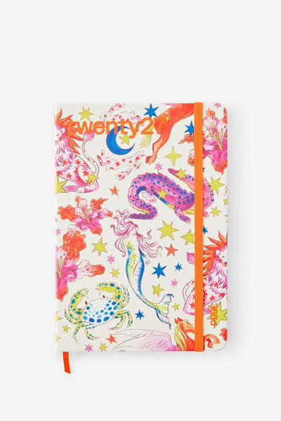 2027 A5 Daily On Schedule Diary, ECRU CELESTIAL