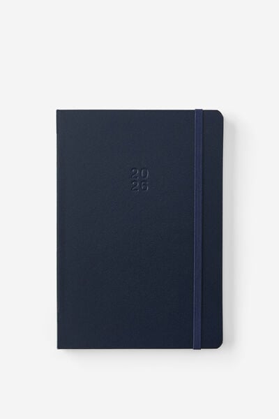 2026 A5 Weekly Hard Metro Diary, Midnight Ink