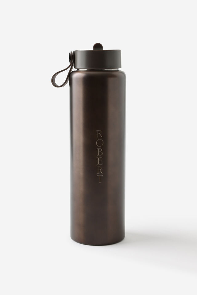 Personalised On The Move 1L Sipper Top, METALLIC COYOTE