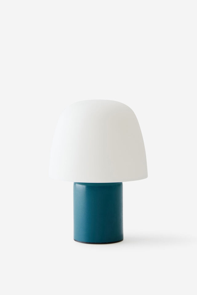 Touch Mushroom Desk Lamp, NORTH SEA BLUE