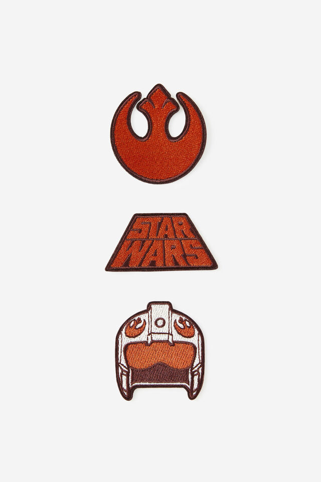 Collector Iron On Patches 3Pk, LCN LUC STAR WARS