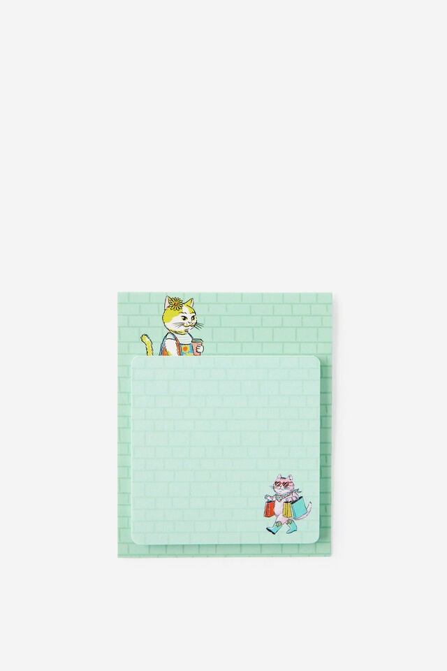 Square Sticky Notes, CATS
