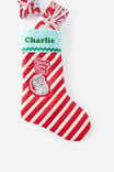 Personalised Christmas Stocking, SANTA SAW THAT - example image 2