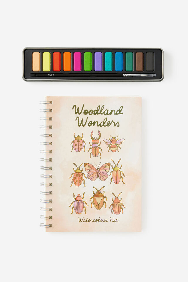 A5 Watercolour Gift Set, WOODLANDS