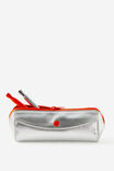 Tetra Pencil Case, CHROME LAVA RED - example image 2