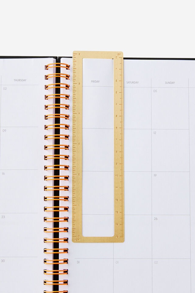 15Cm Metal Stencil Ruler, ALPHABET