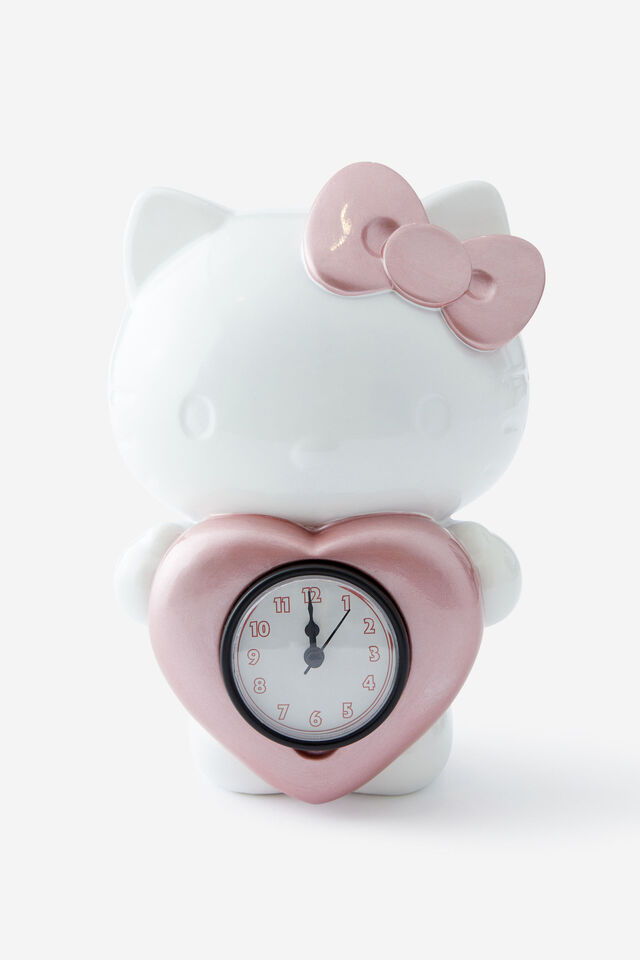 Collab Desk Clock, LCN SAN HELLO KITTY HEART