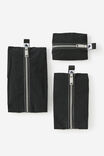 Sorted Pouch Set, BLACK - example image 1