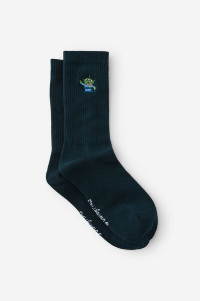 Socks, LCN DIS TOY STORY GREEN ALIEN (M/L)