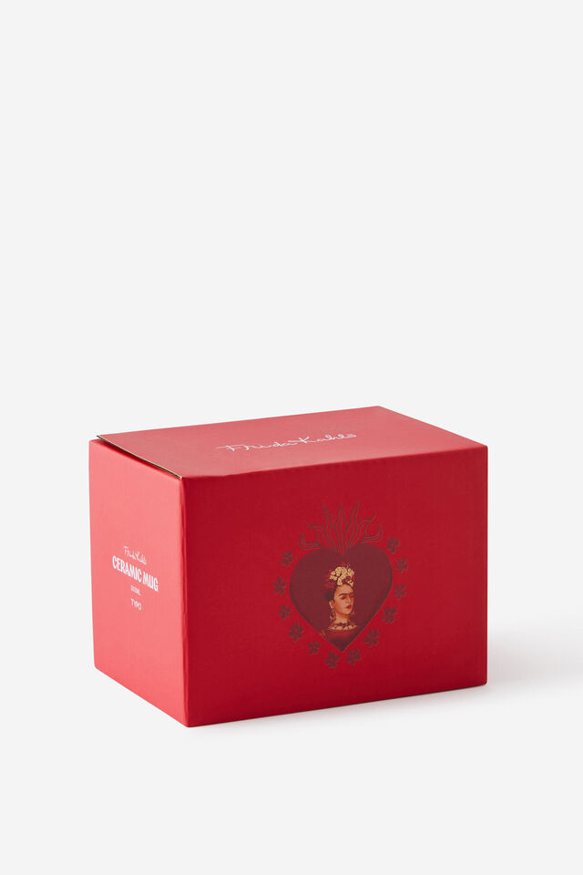 Artist Mug, LCN FRK FRIDA KAHLO FLAMING HEART