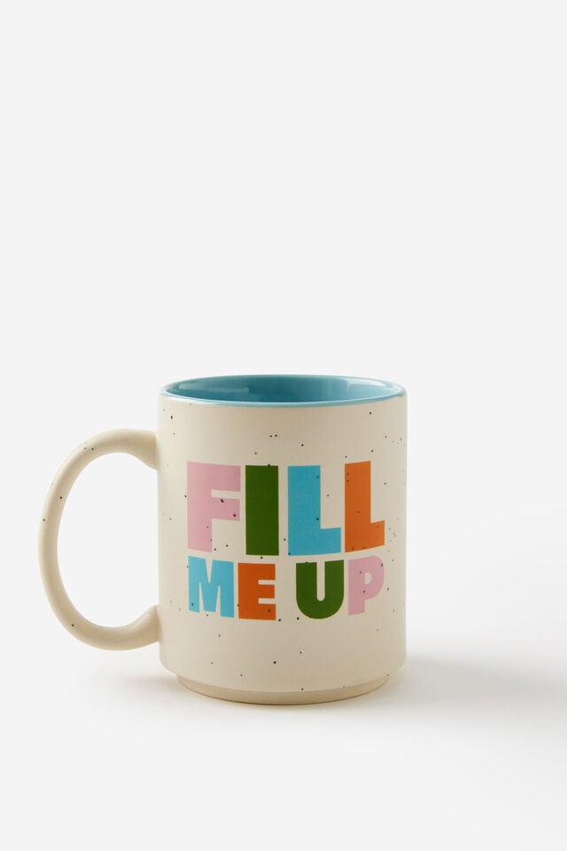 Daily Mug, FILL ME UP COLOUR BLOCK