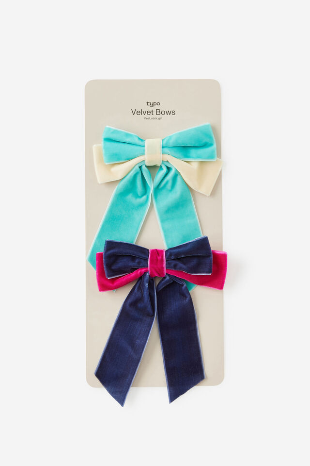 Med Velvet Bow 2Pk, APRES ALL DAY