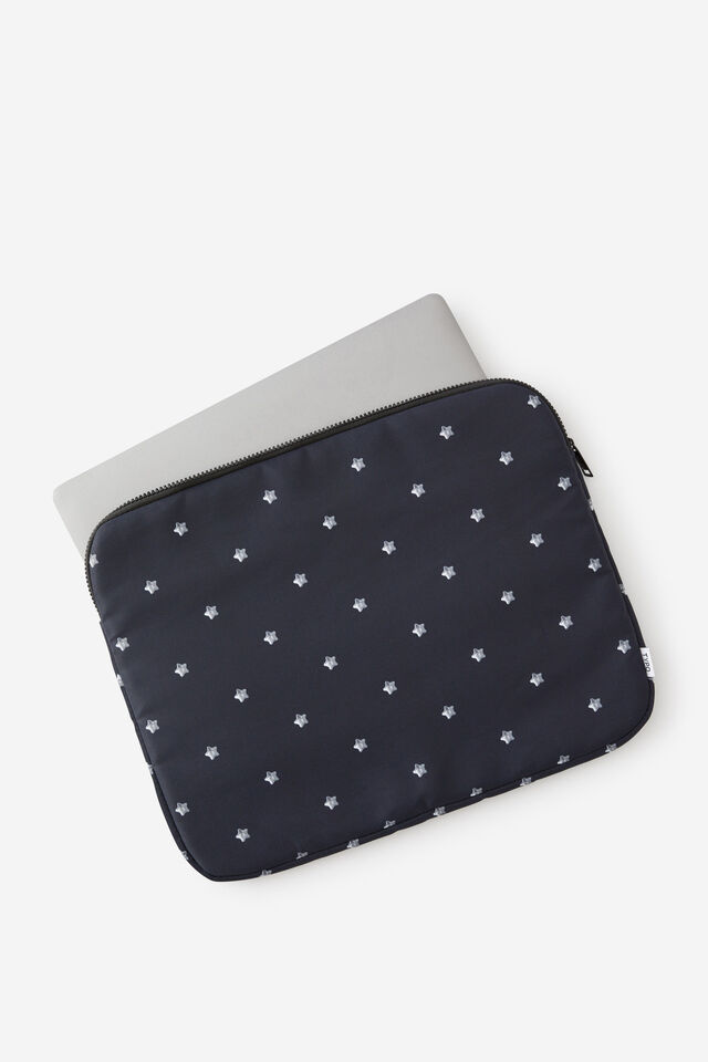 All Rounder 15Inch Laptop Case, STUD STAR POLKA / BLACK