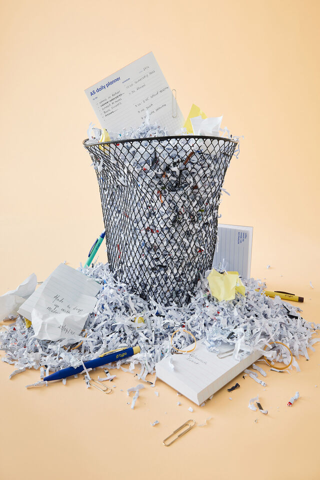 A5 Daily Notepad Planner, BURNT ORANGE