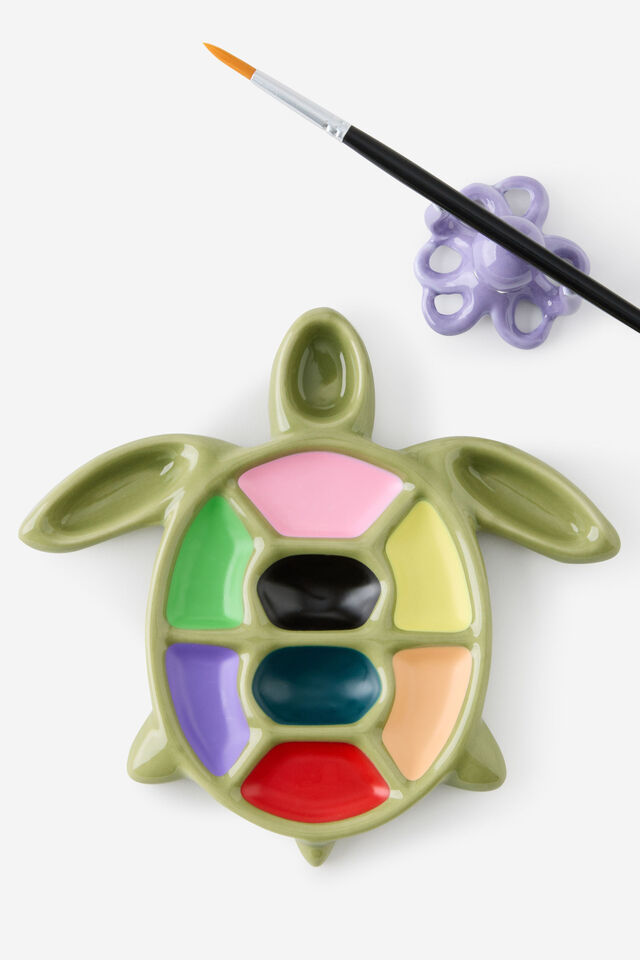 Paint & Palette Set, AQUAMARINE TURTLE
