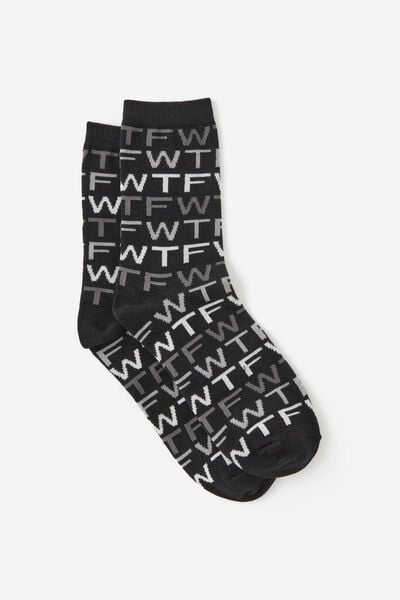 Mid Crew Socks, WT*! YARDAGE !!