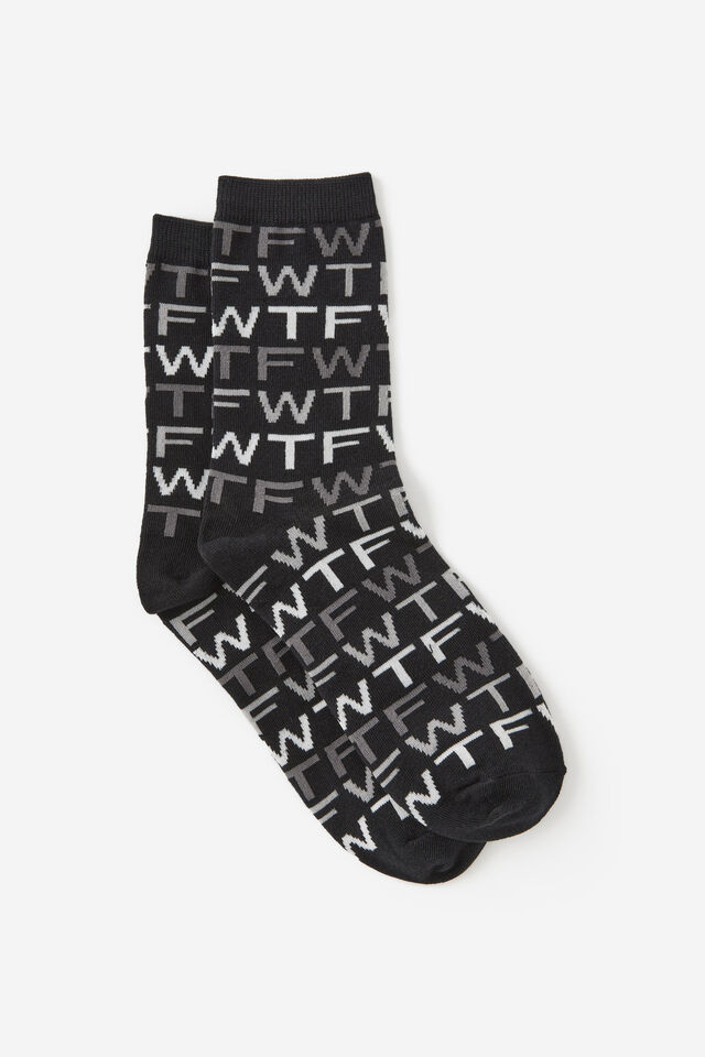 Mid Crew Socks, WT*! YARDAGE !!
