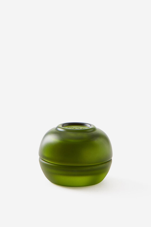 Mini Stackers Glass Tea Light Candle, HIDDEN FOREST GREEN SMOOTH