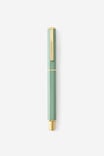Hexagonal Rollerball Capped Pen, TYPO GREEN - alternate image 1