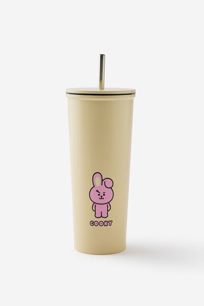 Collab Metal Smoothie Cup, LCN BT21 COOKY