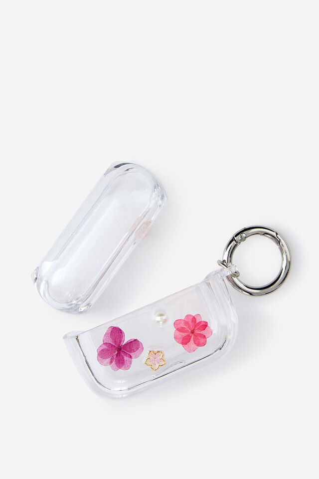 Trinket Earbud Case Pro, TRAPPED FLORAL