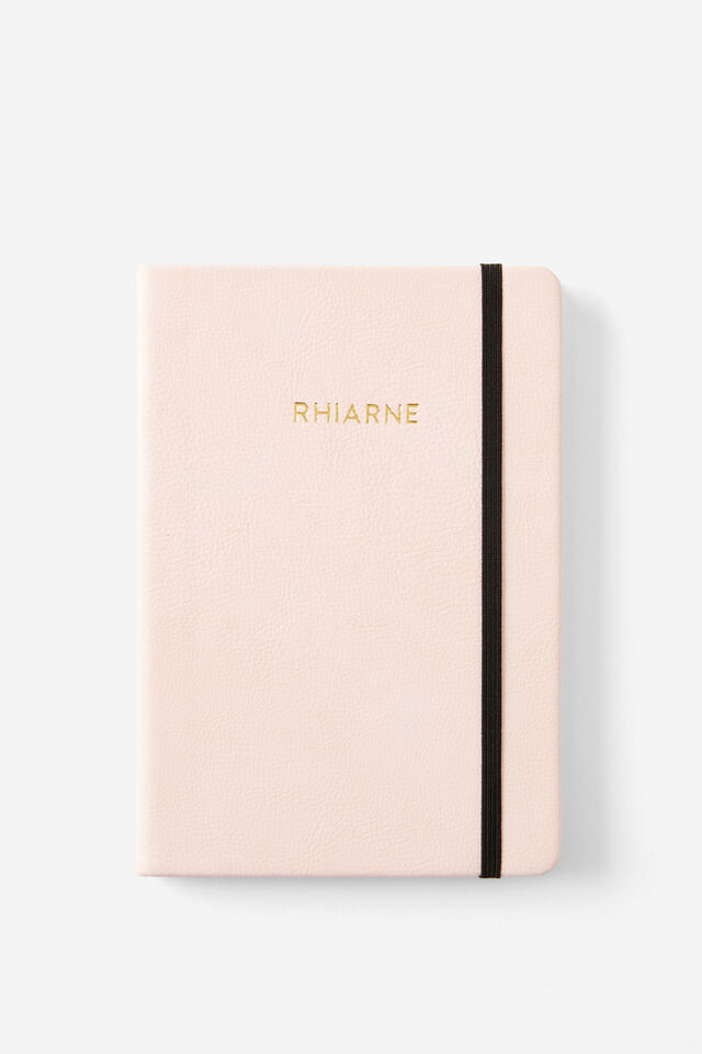 Personalised A5 Buffalo Journal, BALLET BLUSH