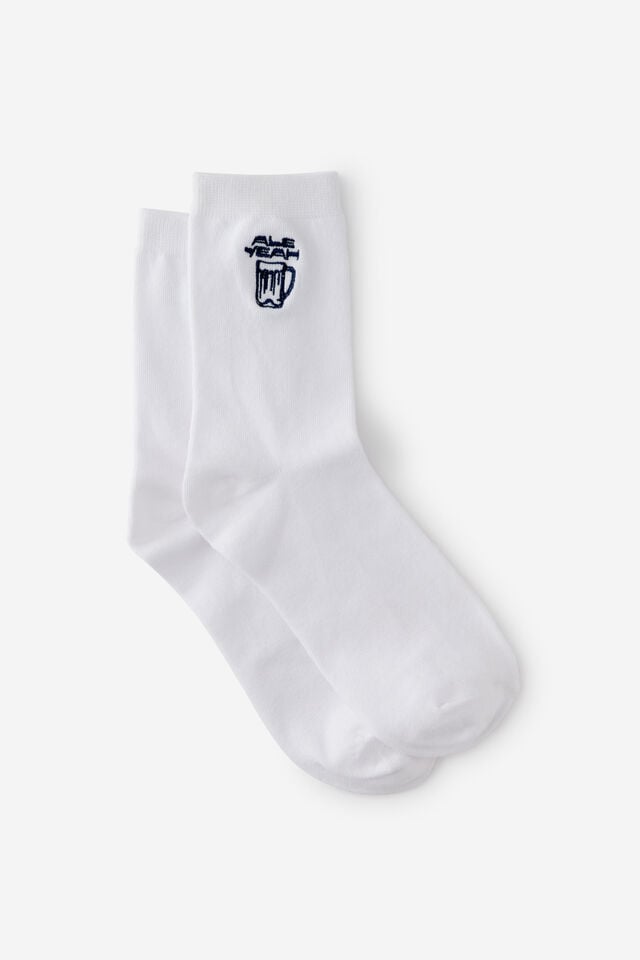 Mid Crew Socks, ALE YEAH