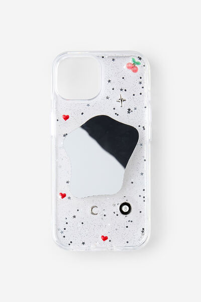 Trinket Phone Case Iphone 13/14/15, LUCKY GIRL / MIRROR