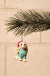 Resin Christmas Ornament, KING CHARLES CAVALIER DOG IN JUMPER - alternate image 2