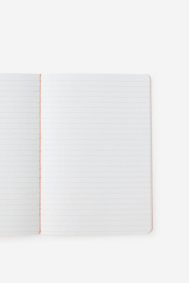 A5 Penpal Notebook, STRAWBERRY MILK LAVA RED