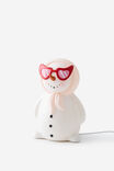 Christmas Resin Lamp, MRS SNOW - alternate image 1