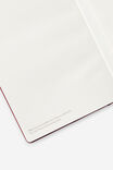 Personalised Metro A5 Hard Lined Notebook, Cabernet - alternate image 4