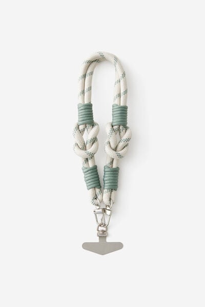 Lanyard Carry Strap, RIVER GUM/TYPO GREEN