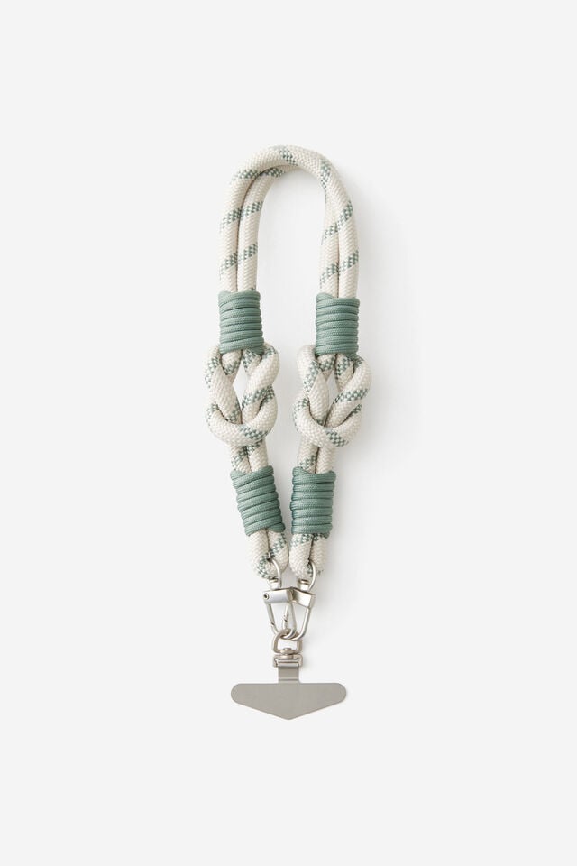 Lanyard Carry Strap, RIVER GUM/TYPO GREEN