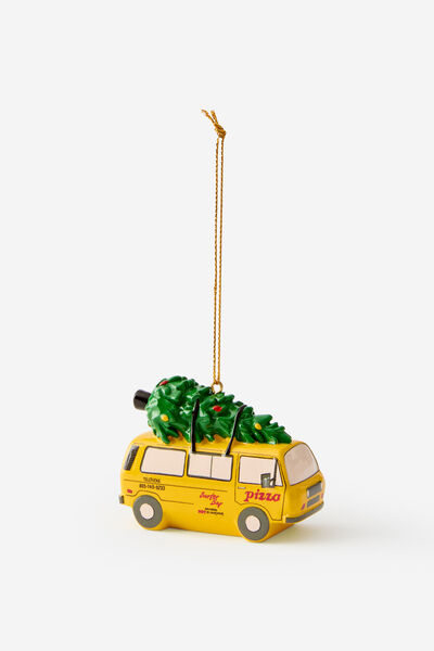 Collab Resin Christmas Ornament, LCN NET STRANGER THINGS SURFER BOY PIZZA VAN