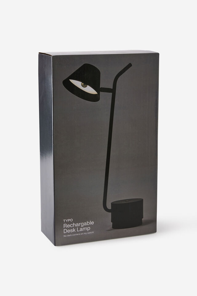 Rechargeable Desk Lamp, BLACK
