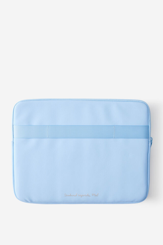Personalised Pro 16 Inch Laptop Case 2, BLUE SKIES FLOWER