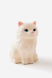 Persian Cat Resin Shaped Lamp, WHITE - example image 1