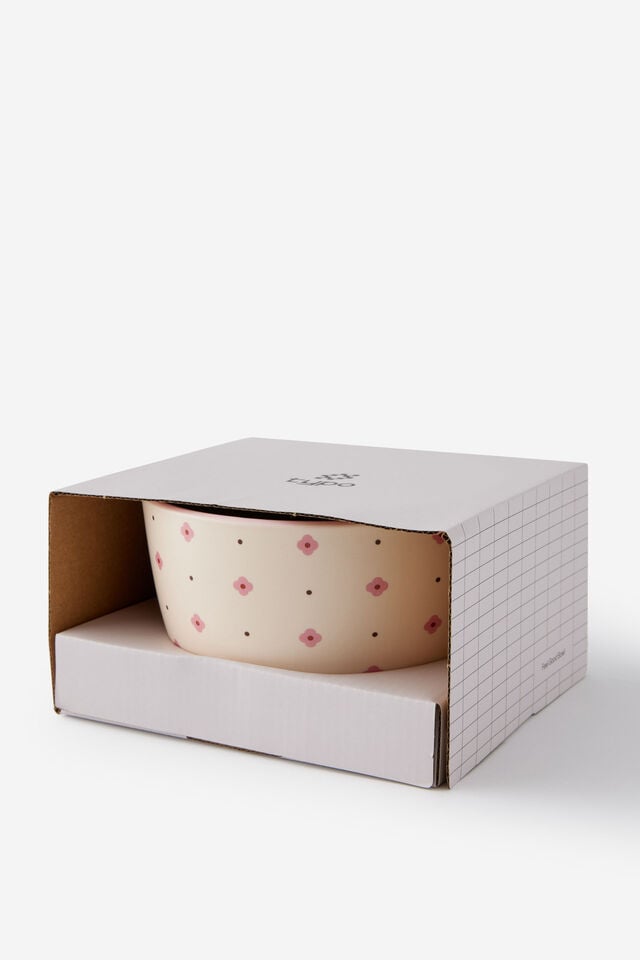 Feel Good Bowl, RETRO MICRO FLORAL
