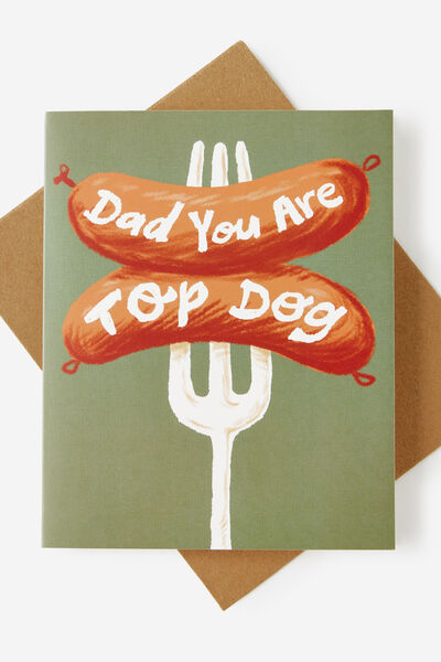 Fathers Day Card 2026, TOP DOG